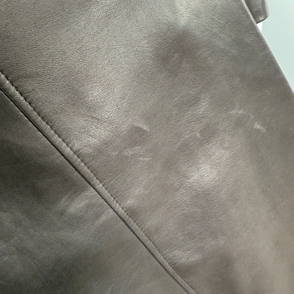 NWT Dolce & Gabbana Brown Long Collared Belted Long Leather Coat Jacket - Picture 5 of 13